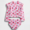 Conjunto de dos piezas de traje de baño con camiseta protectora para Bebé y Niño