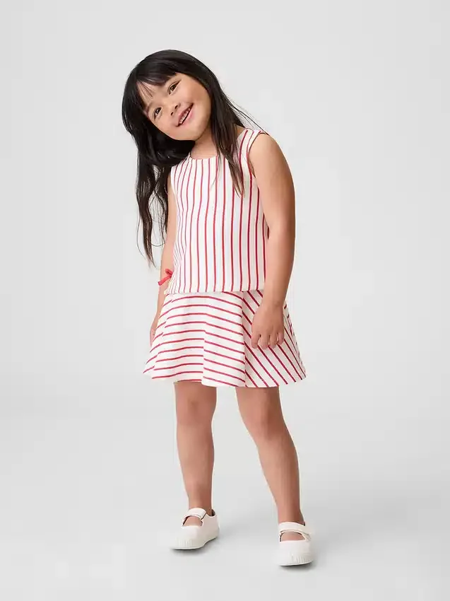 Conjunto de falda-pantalón con lazo Vintagesoft para Bebé y Niño