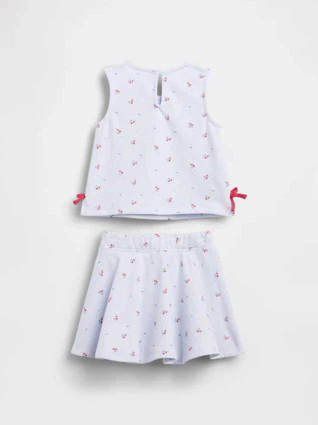 Conjunto de falda-pantalón con lazo Vintagesoft para Bebé y Niño