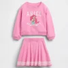 Conjunto de falda-pantalón de felpa Vintagesoft de GAP × Disney para Bebé y Niño