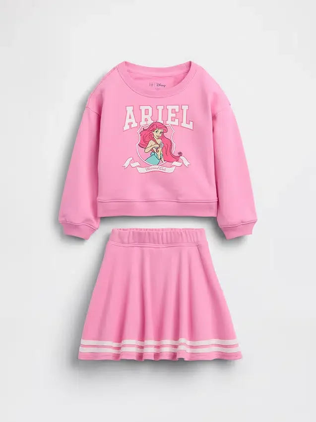 Conjunto de falda-pantalón de felpa Vintagesoft de GAP × Disney para Bebé y Niño