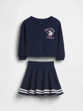 Conjunto de falda-pantalón de felpa Vintagesoft de GAP × Disney para Bebé y Niño