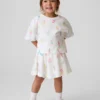 Conjunto de falda-pantalón para bebés y niños