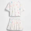 Conjunto de falda-pantalón para bebés y niños