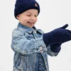 Conjunto de gorro y manoplas de punto trenzado CashSoft para Bebé y Niño