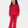 Conjunto de jerséis de punto trenzado para bebés y niños pequeños