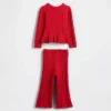 Conjunto de jerséis de punto trenzado para bebés y niños pequeños