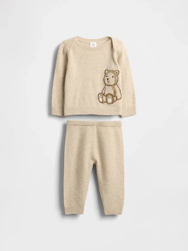 Conjunto de jerséis para bebé CashSoft con el oso Brannan