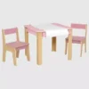 Conjunto de mesa y 2 sillas para niños pequeños