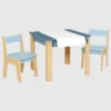 Conjunto de mesa y 2 sillas para niños pequeños