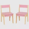 Conjunto de mesa y 2 sillas para niños pequeños