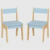 Conjunto de mesa y 2 sillas para niños pequeños