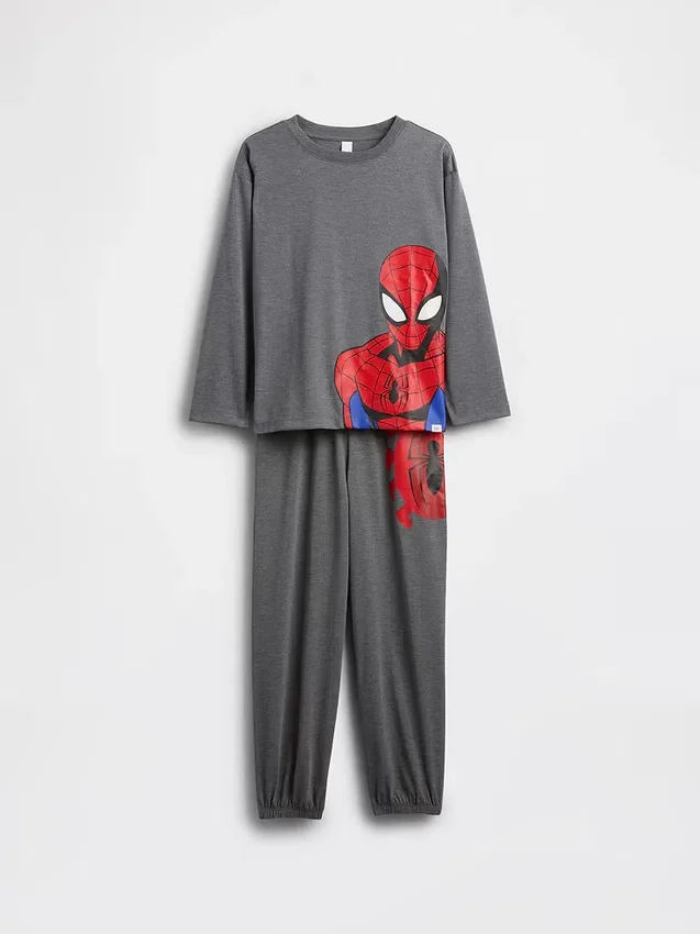 Conjunto de pijama con pantalones de chándal reciclados de Spider-Man para niños