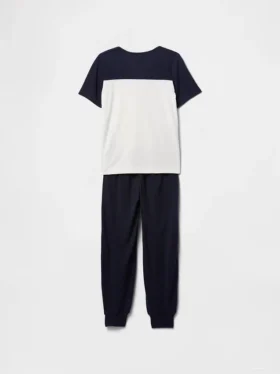 Conjunto de pijama con pantalones de chándal reciclados para niños