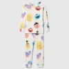 Conjunto de pijama de algodón cepillado orgánico de Barrio Sésamo para Bebé y Niño