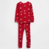 Conjunto de pijama de algodón cepillado orgánico de Elmo de Barrio Sésamo para Bebé y Niño