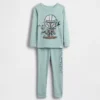 Conjunto de pijama de algodón cepillado orgánico de Star Wars para Bebé y Niño