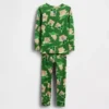 Conjunto de pijama de algodón cepillado orgánico de Star Wars para Bebé y Niño