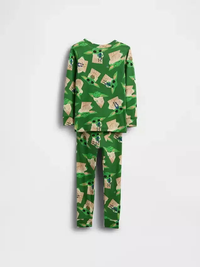 Conjunto de pijama de algodón cepillado orgánico de Star Wars para Bebé y Niño