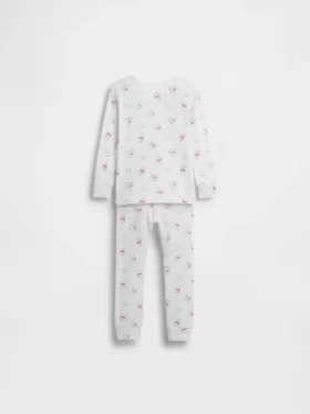 Conjunto de pijama de algodón cepillado orgánico de Winnie the Pooh para bebés y niños