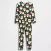 Conjunto de pijama de algodón cepillado orgánico para niños y bebés