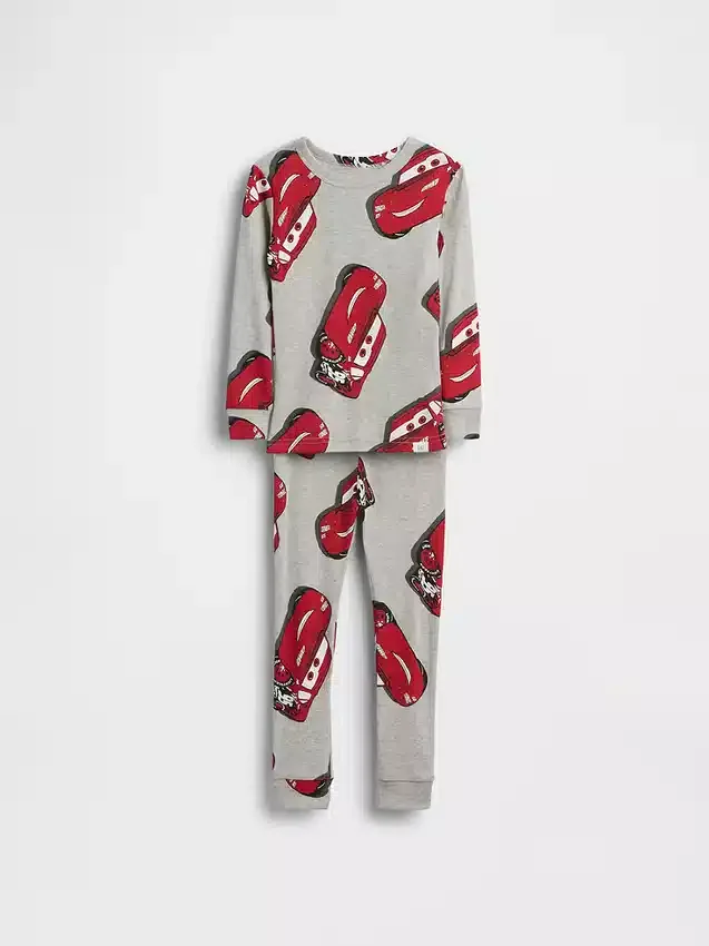 Conjunto de pijama de algodón orgánico cepillado GAP × Disney para Bebé y Niño