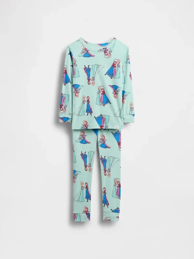Conjunto de pijama de algodón orgánico cepillado GAP × Disney para Bebé y Niño