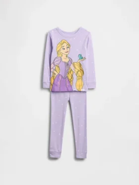 Conjunto de pijama de algodón orgánico cepillado GAP × Disney para Bebé y Niño
