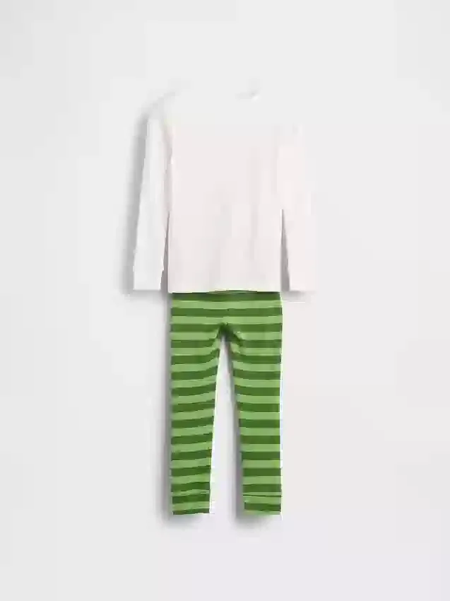 Conjunto de pijama de algodón orgánico cepillado GAP × Disney para Bebé y Niño