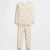 Conjunto de pijama de algodón orgánico cepillado «Pumpkin Bear» para niños y bebés