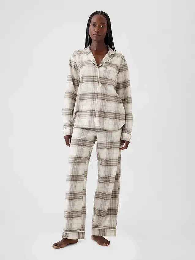 Conjunto de pijama de franela