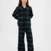 Conjunto de pijama de franela reciclada para niños