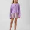 Conjunto de pijama de pantalones cortos reciclado para niños