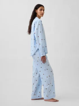Conjunto de pijama de popelín