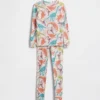 Conjunto de pijama infantil de algodón orgánico cepillado