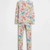 Conjunto de pijama infantil de algodón orgánico cepillado
