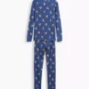 Conjunto de pijama infantil de algodón orgánico cepillado
