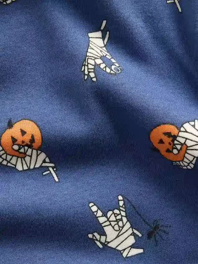 Conjunto de pijama infantil de algodón orgánico cepillado