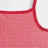 Conjunto de pijama infantil de algodón orgánico cepillado con camiseta sin mangas y pantalones cortos