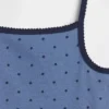 Conjunto de pijama infantil de algodón orgánico cepillado con camiseta sin mangas y pantalones cortos