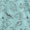 Conjunto de pijama infantil de algodón orgánico cepillado con mapa pirata en forma de pantalones cortos