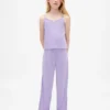 Conjunto de pijama infantil de punto pointelle reciclado