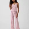 Conjunto de pijama infantil de punto pointelle reciclado