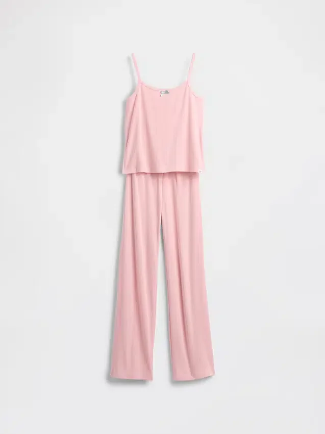 Conjunto de pijama infantil de punto pointelle reciclado