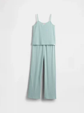 Conjunto de pijama infantil de punto pointelle reciclado