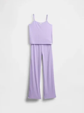 Conjunto de pijama infantil de punto pointelle reciclado