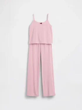 Conjunto de pijama infantil de punto pointelle reciclado