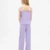 Conjunto de pijama infantil de punto pointelle reciclado