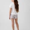 Conjunto de pijama infantil de Winnie the Pooh con camiseta de punto acanalado reciclado y pantalones cortos