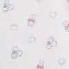 Conjunto de pijama infantil de Winnie the Pooh en algodón orgánico cepillado con pantalones cortos